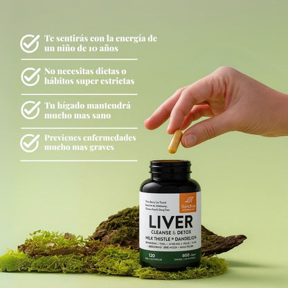 Liver Cleanse Desintoxicante Natural para el Hígado