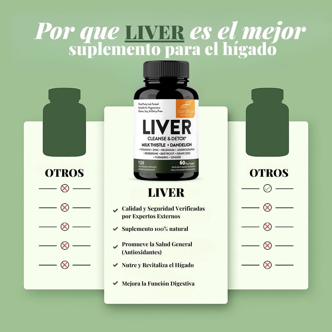 Liver Cleanse Desintoxicante Natural para el Hígado